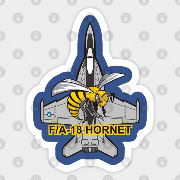 F/A 18 Super Hornet Sticker by MBK